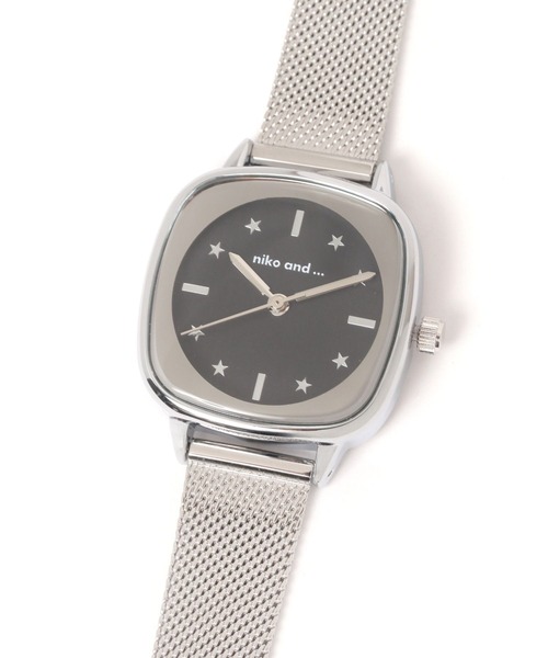 niko and...(ニコアンド)の「CUメッシュウォッチ(アナログ腕時計・レディース・ブラック/グリーン/レッド/グレー/イエロー・0)」の10枚目の写真