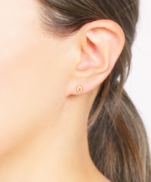 itam(アイタム)の「【itam】アイタム/ パールセラミックピアス/ 金属アレルギー対応ピアス(ピアス(両耳用)・レディース・ピンクゴールド/シルバー・FREE)」の3枚目の写真