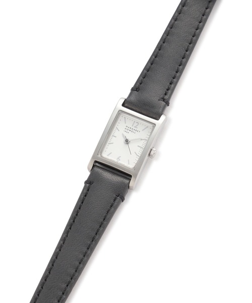 MARGARET HOWELL(マーガレットハウエル)の「CALF BELT / RECTANGULAR WATCH(アナログ腕時計・レディース・ブラック・FREE)」の4枚目の写真