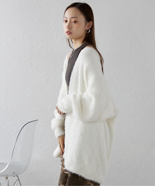 セール】モチモチシャギーカーディガン（ニット/セーター）｜ap retro