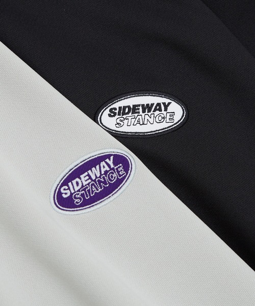 SIDEWAY STANCE(サイドウェイスタンス)の「【SIDEWAY STANCE】ハーフジップ ワンポイント刺しゅう ジャージジャケット(ジャージ・メンズ・ブラック/ブラック系/ラベンダー/ブラック系1/ダークブラウン/グレー・LARGE/MEDIUM)」の16枚目の写真