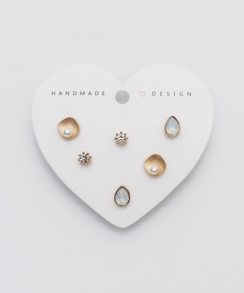 ciite'（シーテ）の「ピアス 4セット / pierce 4 set  (両耳用)（ピアス（両耳用）・レディース・ゴールド/シルバー・FREE）」の8枚目の写真