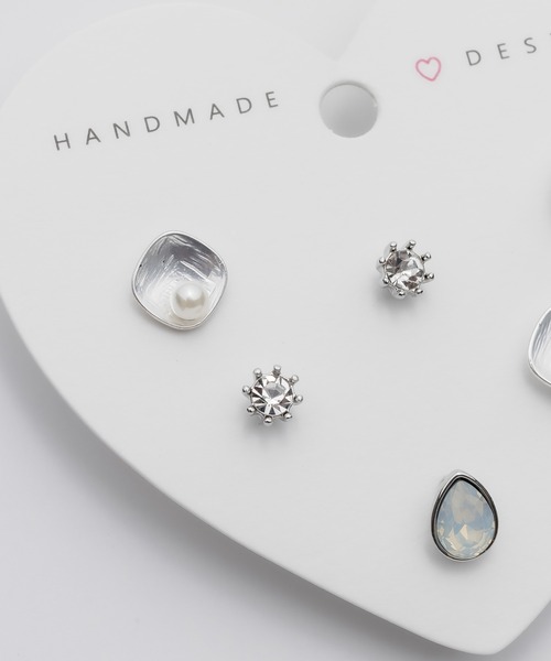 ciite'（シーテ）の「ピアス 4セット / pierce 4 set  (両耳用)（ピアス（両耳用）・レディース・ゴールド/シルバー・FREE）」の4枚目の写真
