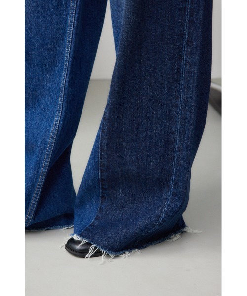 AZUL by moussy（アズールバイマウジー）の「AZUL DENIM 切替パターンワイドデニム（デニムパンツ・レディース・ブラック/ブルー・MEDIUM/SMALL）」の22枚目の写真