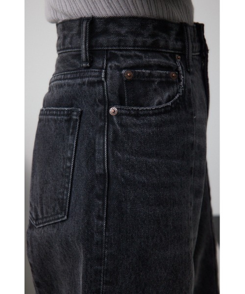 AZUL by moussy（アズールバイマウジー）の「AZUL DENIM 切替パターンワイドデニム（デニムパンツ・レディース・ブラック/ブルー・MEDIUM/SMALL）」の11枚目の写真