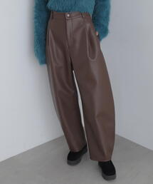 FREE'S MART | ◆合皮タックカーヴィーパンツ(その他パンツ)