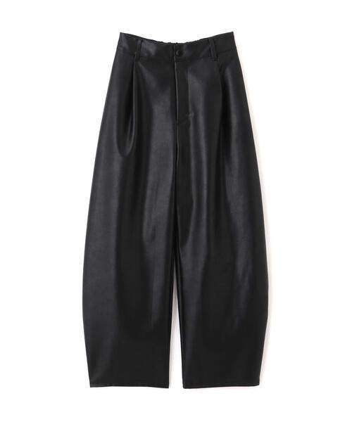 FREE'S MART（フリーズマート）の「◆合皮タックカーヴィーパンツ（その他パンツ・レディース・ブラウン/ブラック・SMALL/MEDIUM）」の8枚目の写真