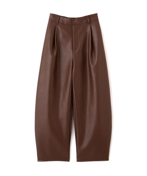 FREE'S MART（フリーズマート）の「◆合皮タックカーヴィーパンツ（その他パンツ・レディース・ブラウン/ブラック・SMALL/MEDIUM）」の20枚目の写真