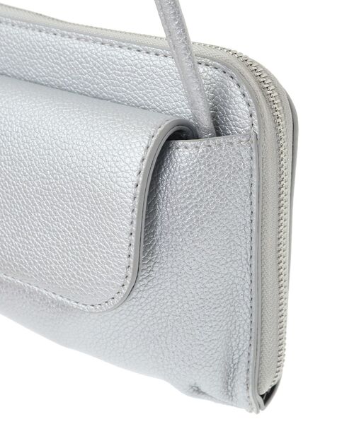 AMERICAN HOLIC(アメリカンホリック)の「ウォレットショルダーBAG(ショルダーバッグ・レディース・シルバー/ブラック・FREE)」の17枚目の写真