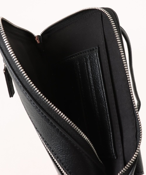 AMERICAN HOLIC(アメリカンホリック)の「ウォレットショルダーBAG(ショルダーバッグ・レディース・シルバー/ブラック・FREE)」の5枚目の写真
