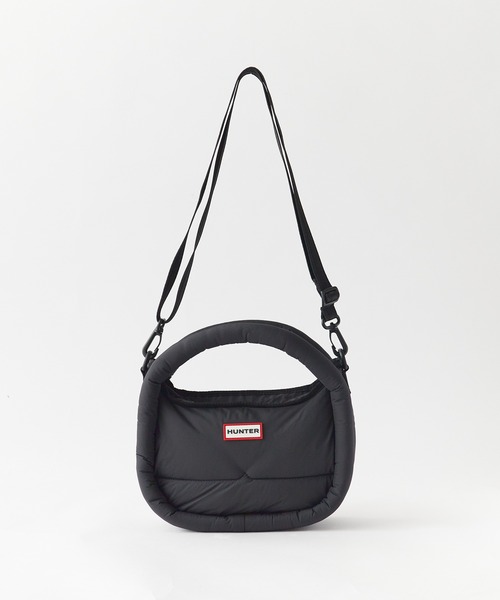 HUNTER（ハンター）の「HUNTER/ハンター FRAMED PUFFER MIDI HOBO 2Way フレイムド パファーミディホーボー（ショルダーバッグ・メンズ・ブラック・ONE SIZE）」の12枚目の写真