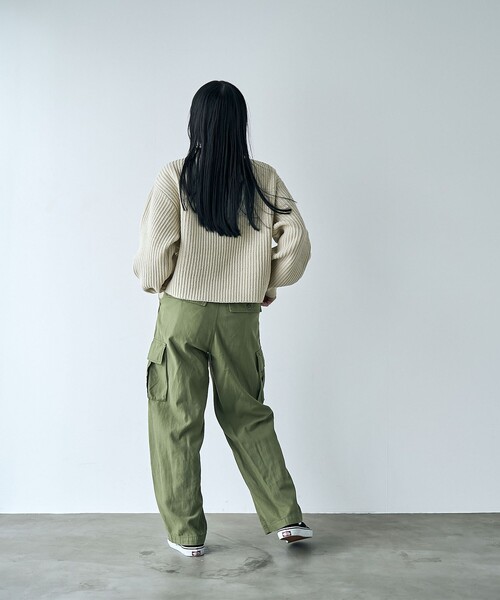 coen（コーエン）の「【毛玉抑制/帯電防止】ラーベンモックネックニット（ニット/セーター・レディース・レッド/ナチュラル/ブラック・M/L）」の11枚目の写真