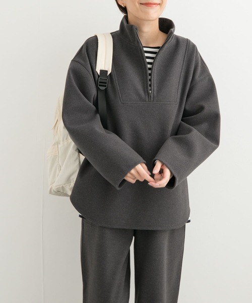 新品未使用◉ DOORS add fabrics ハーフZIPプルオーバー 3999651_base.jpg