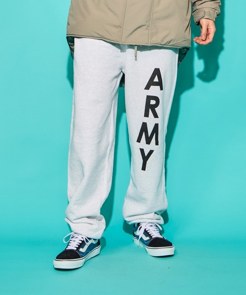 MILITARY（ミリタリー）の「ARMY PRINT SWEAT PANT / アーミープリント スウェットパンツ（スウェットパンツ・メンズ・グレー・MEDIUM/LARGE）」の11枚目の写真