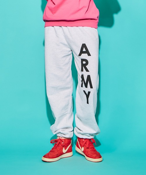MILITARY（ミリタリー）の「ARMY PRINT SWEAT PANT / アーミープリント スウェットパンツ（スウェットパンツ・メンズ・グレー・MEDIUM/LARGE）」の10枚目の写真