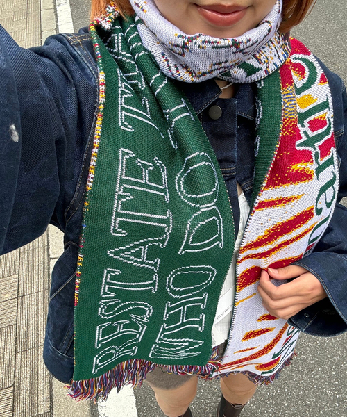 MONTMARTRE NEW YORK Yin＆Yang scarf マフラー MONTMARTRE NEW YORK（モンマルトルニューヨーク）の