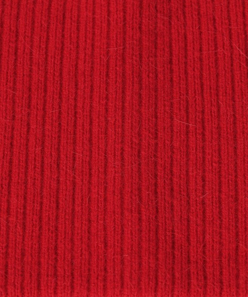 LOWRYS FARM（ローリーズファーム）の「シャギーニットワッチ 240954（キャップ・レディース・ブラック/アイボリー/レッド・FREE）」の5枚目の写真