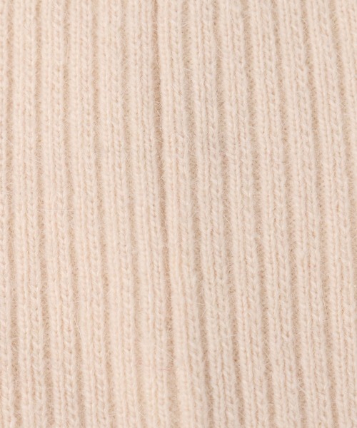 LOWRYS FARM（ローリーズファーム）の「シャギーニットワッチ 240954（キャップ・レディース・ブラック/アイボリー/レッド・FREE）」の10枚目の写真