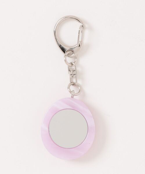 ECRu.】エッグ ミニ ミラー チャーム（キーケース/キーアクセサリー