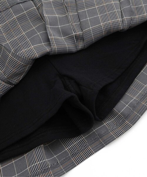 algy（アルジー）の「あったかインパンプリーツスカパン（スカート・キッズ・グレー/チェック/ネイビー・XX-SMALL/X-SMALL/SMALL/MEDIUM）」の18枚目の写真