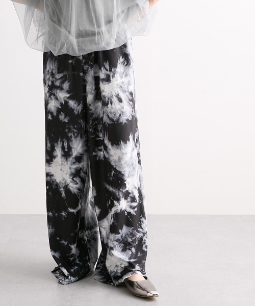 Soiunique（スワユニーク）の「ニュアンス柄ゆったりサイズ落ち感パンツ（セルフカット可） ［Soiunique］（その他パンツ・レディース・ブラック系・L/M/LL）」の13枚目の写真