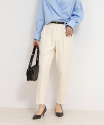 NOLLEY’S | ウォッシャブル裏起毛タックスリムパンツ(その他パンツ)