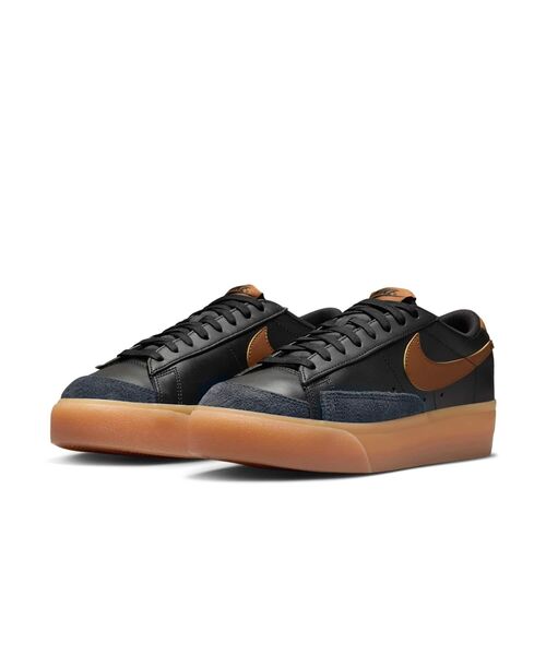 ナイキ ブレーザー LOW プラットフォーム ウィメンズシューズ / Nike Blazer Low Platform Women's Shoes DJ0292-003 Black