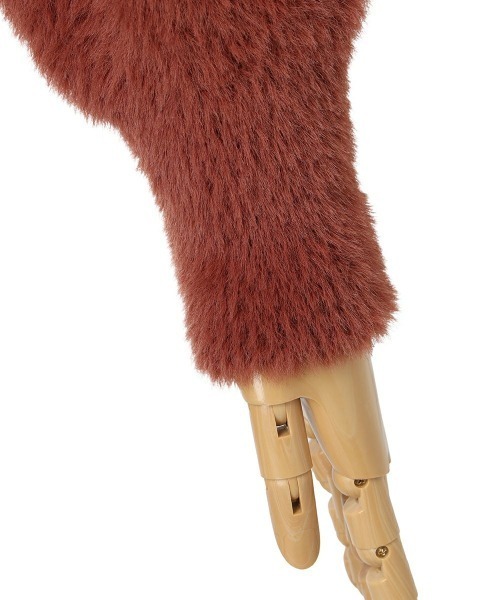 an another angelus（アンアナザーアンジェラス）の「エンブレム釦フェザーニットカーディガン/ananotherangelus（カーディガン/ボレロ・レディース・ダークグレー/アイボリー/ピンク系その他・FREE）」の16枚目の写真