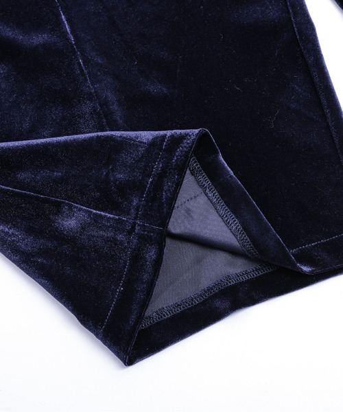 セール】ベロアキャミソール＆ワイドパンツ セットアップ