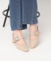 セパレートバックルパンプス