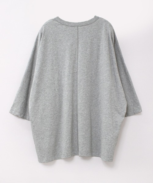 URCH RNA(アーチ アールエヌエー)の「M2373 チビ袖ドルマンポケT(Tシャツ/カットソー・レディース・ベージュ系その他/杢グレー/チャコール/グリーン・FREE)」の18枚目の写真