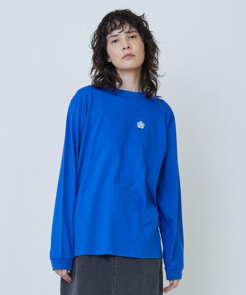 FRAPBOIS PARK（フラボアパーク）の「パーキーL/S T（Tシャツ/カットソー・レディース・クリーム/ブルー/レッド・1/2）」の3枚目の写真