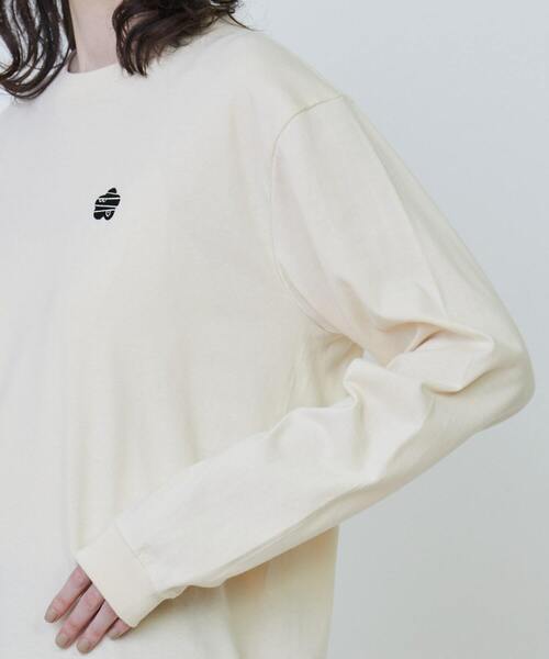 FRAPBOIS PARK（フラボアパーク）の「パーキーL/S T（Tシャツ/カットソー・レディース・クリーム/ブルー/レッド・1/2）」の6枚目の写真