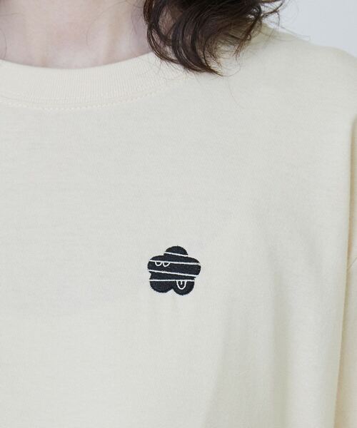 FRAPBOIS PARK（フラボアパーク）の「パーキーL/S T（Tシャツ/カットソー・レディース・クリーム/ブルー/レッド・1/2）」の7枚目の写真