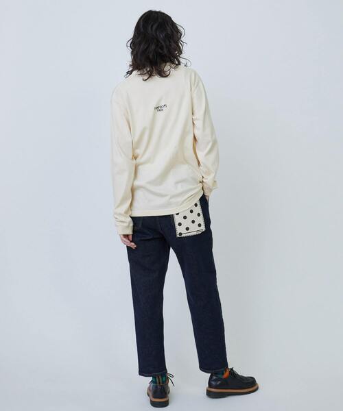 FRAPBOIS PARK（フラボアパーク）の「パーキーL/S T（Tシャツ/カットソー・レディース・クリーム/ブルー/レッド・1/2）」の11枚目の写真