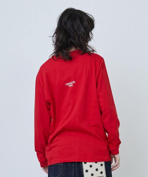 FRAPBOIS PARK（フラボアパーク）の「パーキーL/S T（Tシャツ/カットソー・レディース・クリーム/ブルー/レッド・1/2）」の15枚目の写真