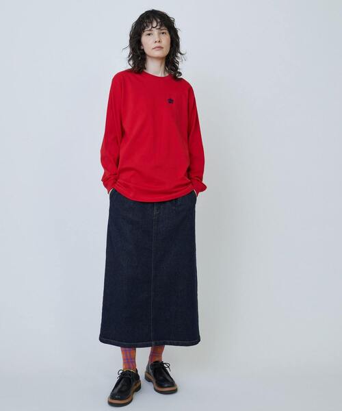 FRAPBOIS PARK（フラボアパーク）の「パーキーL/S T（Tシャツ/カットソー・レディース・クリーム/ブルー/レッド・1/2）」の16枚目の写真