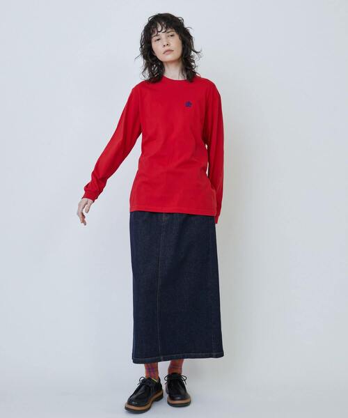 FRAPBOIS PARK（フラボアパーク）の「パーキーL/S T（Tシャツ/カットソー・レディース・クリーム/ブルー/レッド・1/2）」の20枚目の写真