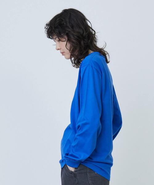 FRAPBOIS PARK（フラボアパーク）の「パーキーL/S T（Tシャツ/カットソー・レディース・クリーム/ブルー/レッド・1/2）」の21枚目の写真