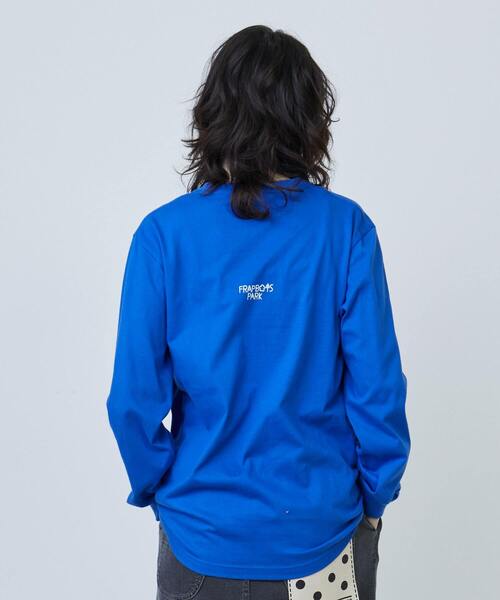 FRAPBOIS PARK（フラボアパーク）の「パーキーL/S T（Tシャツ/カットソー・レディース・クリーム/ブルー/レッド・1/2）」の22枚目の写真