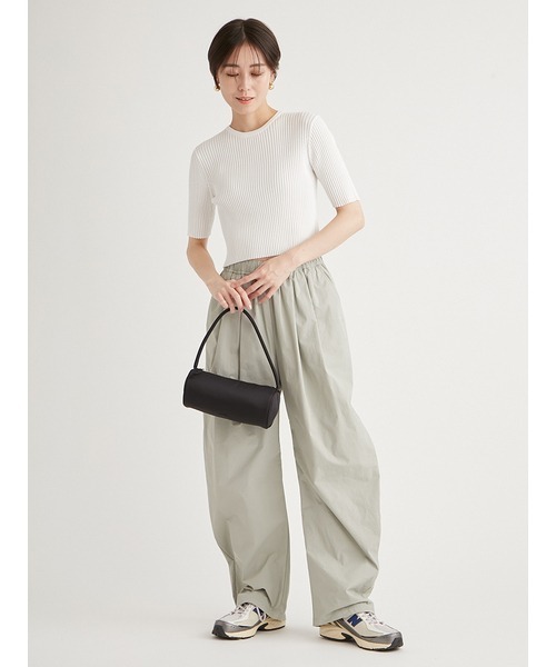 美品　2tuckナイロンボリュームパンツ SeaRoomlynn 2tuckナイロンボリュームパンツ - メルカリ