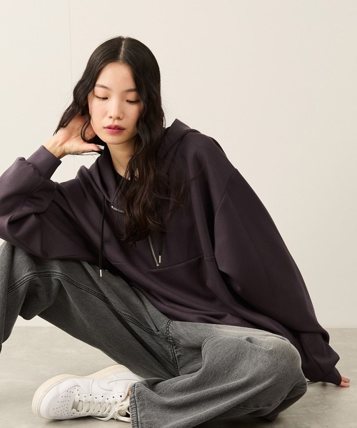 ハーフジップエッセンシャルプルパーカー（パーカー）｜JUNRED（ジュンレッド）