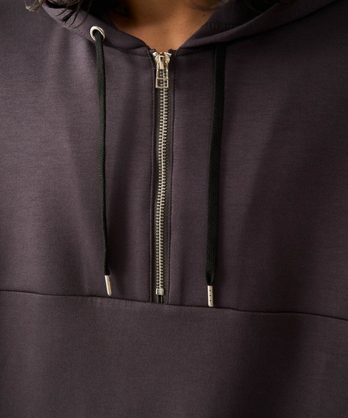 ハーフジップエッセンシャルプルパーカー（パーカー）｜JUNRED（ジュンレッド）