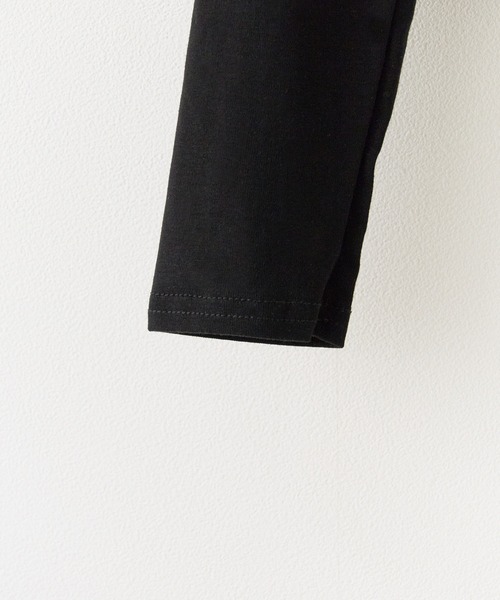 BLANK (ブランク)の「▲Side Gather Lace Tops / サイドギャザーレーストップス(Tシャツ/カットソー・レディース・グレー/ブラック/ホワイト・FREE)」の9枚目の写真