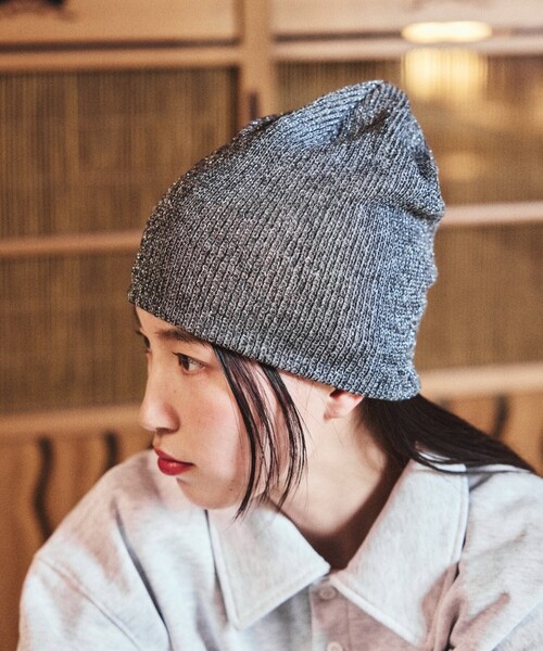 FREAK'S STORE(フリークスストア)の「ラメビーニー(ハット・レディース・チャコール/サックスブルー/ラベンダー・ONE SIZE)」の8枚目の写真