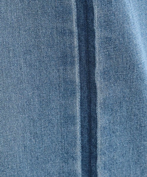 Cutie Blonde（キューティーブロンド）の「◆【洗える/S-LL/股上深め】デニムワイドパンツ（デニムパンツ・レディース・ブルー系4/ネイビー・01/02/03/04）」の6枚目の写真