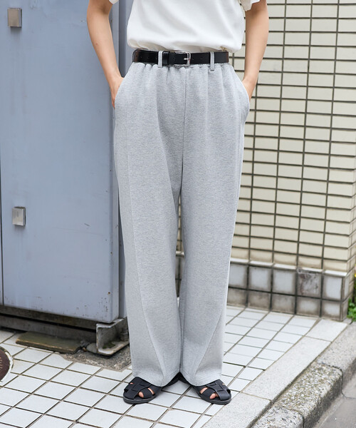 FREAK'S STORE（フリークスストア）の「ボンディングカーブワイド スウェットパンツ（スウェットパンツ・レディース・オフホワイト/レッド/ライトグレー/ブラック・ﾌﾘ-）」の18枚目の写真