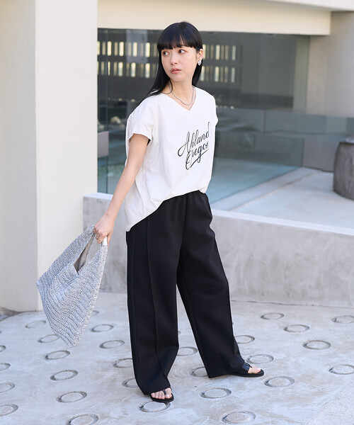 セール】ボンディングカーブワイド スウェットパンツ（スウェット