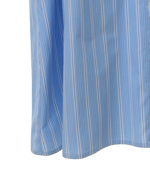 CRAFT STANDARD BOUTIQUE（クラフトスタンダードブティック）の「イージーケアシャツワンピース ◆（シャツワンピース・レディース・オフホワイト/ブルー系その他7/サックスブルー・FREE）」の19枚目の写真