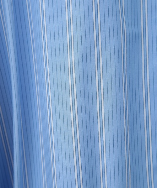 CRAFT STANDARD BOUTIQUE（クラフトスタンダードブティック）の「イージーケアシャツワンピース ◆（シャツワンピース・レディース・オフホワイト/ブルー系その他7/サックスブルー・FREE）」の20枚目の写真